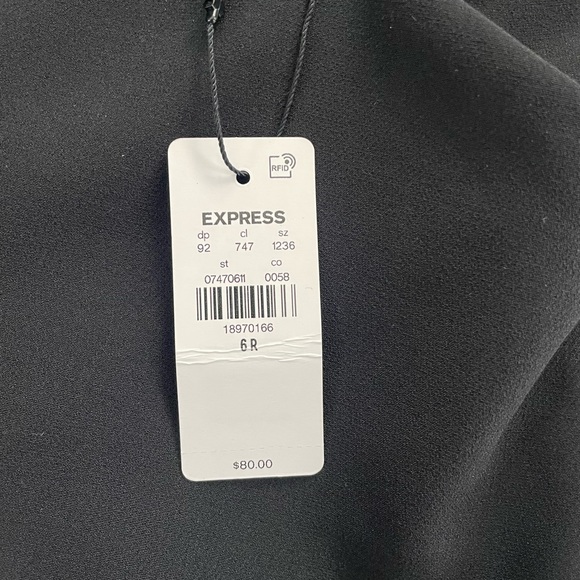 Express Black Skinny Pants Sleek Fit - Picture 3 of 6